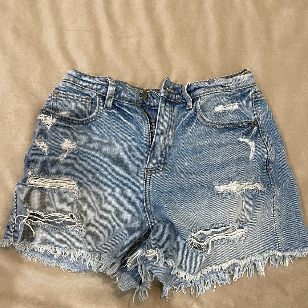 denim jean shorts